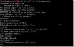 Vsftp服务安装搭建，虚拟用户配置 for  kinggoo.com